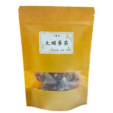 繁花茶館 元順蔘茶 花旗蔘黃耆紅棗 順口甘潤 三角立體茶包 天然草本 無添加 健康養生茶飲, 6g, 1個, 10個裝