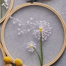 루체트리 프랑스자수 DIY 패키지 민들레 취미공예 만들기