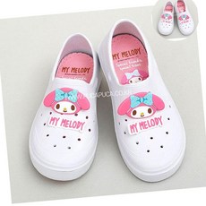 마이멜로디 레터링 미끄럼방지 EVA 실내화 아동 학생