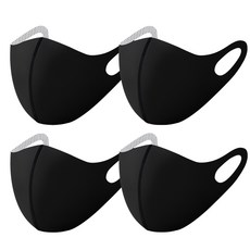 VENDIS 運動透氣立體口罩 W341 4入, 藍色