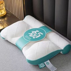 경추베개 목베개 거북목 애쉬 베개 트랙션 세대 A. xx인치 A. 4060cm 부드 베개, A. 에메랄드 그린 저자세 710g