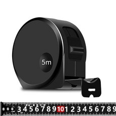 메이저 5m 19mm 줄자 블랙 자동 고정 측정 공구