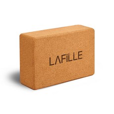 라필레 흔들리지 않는 요가블럭 코르크 재질 22cm x 15cm x 7.5cm, 2개, 요가블럭+마사지볼