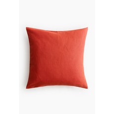 H&M 브랜드관 코튼 캔버스 쿠션 커버 브라이트 레드 1043564024