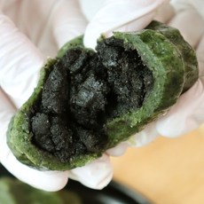 진도 해풍 쑥송편 흑임자송편 녹두송편 깨송편 2Kg 1box, 1박스, 흑임자