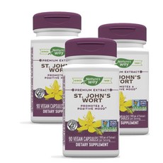 네이처스웨이 세인트존스워트 추출물 300mg 캡슐 Nature's Way St. Johns Wort Extract, 3개, 90정