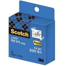 [위니즈] 3M 스카치 벽지 부착 강력 월세이프 테이프 리필 183R, 1세트