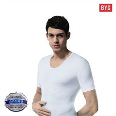 BYC 남성반팔런닝 프리미엄 자카드 반팔런닝/얇고 부드러운 고급티반 918885