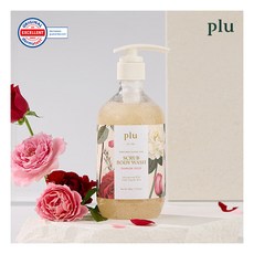 [플루] [단품] 슈퍼 비타 스파 스크럽 바디워시 다마스크 로즈 500g, 1개