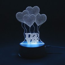 LED LOVE 무드등 취침등 미니조명 7컬러색상jsj5+8PQY
