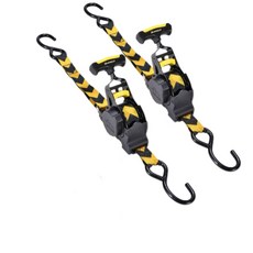 自動回收棘輪拉緊器 合金材質貨物捆綁帶, 1個, 新款包膠【2套】箭頭款