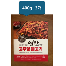 아워홈 연탄구이맛 고추장불고기 (400g 3개묶음), 400g, 3개
