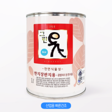 그린옻 에이스 1L 4L 대용옻칠 콩땜한지장판 천연식물성 코팅제, 황토색, 100ml, 1개