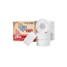 티슈 휴지 화장지 생활잡화 생활용품 점보롤 크린에스 박스 2겹 100M 16롤