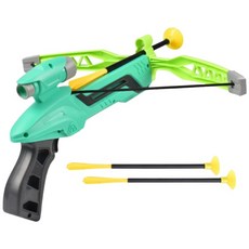 安全頭吸盤弓箭組 兒童弓箭射擊玩具 親子戶外休閒玩具, 綠色, 1個