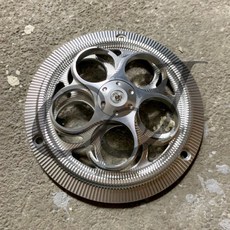 CJ motor 皆贈304燒鈦螺絲 4T 春天 衝刺 Vespa 偉士牌 LX LXV S 風扇蓋 cnc 風扇蓋, 1個, 全銀