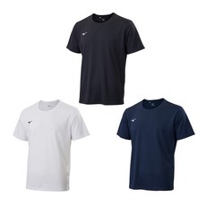 MIZUNO 男 基本款 圓領T(短)