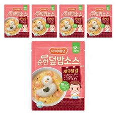 아이배냇 베베 처음먹는 순한 소스, 50g, 25개, 혼합맛(새우/달걀)
