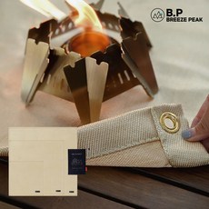 브리즈피크 사각 방염매트 방염포 난로 받침대, 1개, 100x100 사각(L)