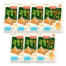 해호 아이배냇 곡물친구 고구마 40g, 감귤맛, 7개