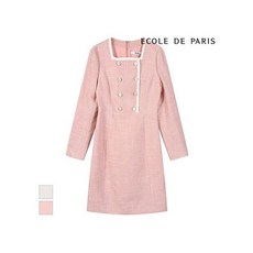 [에꼴드파리][에꼴드파리] 스퀘어넥 트위드 원피스CB2ZWOA012Z 963225