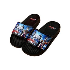 鞋鞋俱樂部 超人力霸王奧特曼防滑軟底拖鞋，中童童鞋，經典黑色奧特曼圖案，舒適安全