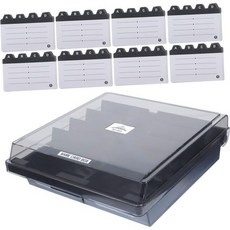 12015228 명함 케이스 꽂이 거치대 TEHAUX 박스 홀더 데스크 카드 간결한 구조 내구성 설계 유연한 소재 사무실 클리닉 전시회 이용용