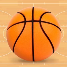 저소음 고탄성 어린이 농구공 21cm 어린이농구골대 집콕놀이 유아놀구대 조카선물, 1개