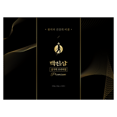 [고농축 산삼진액] 백진삼 삼기력 프리미엄 / 7일 이내 효과 없을시 100% 환불, 600ml, 1개