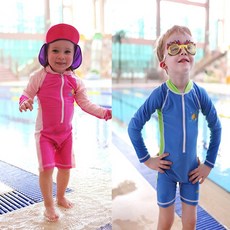 버키 영유아 올인원 수영슈트