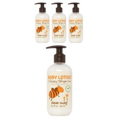 리틀트윅 어린이용 로션 해피 탠저린 향, 251ml, 4개