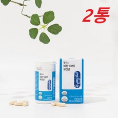 바른 100억 유산균 프로바이오틱스 모유유래유산균 400mgX60캡슐X2통, 2개, 24g