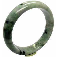 小樂珠寶 翡翠手鐲 淡藍飄綠花 A貨 手圍19號 內徑60.6mm