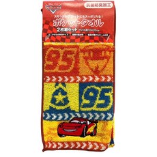 迪士尼皮克斯汽車總動員 口袋毛巾 2入組 約10x20公分 附姓名標籤