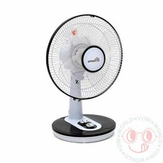 요비월드 데스크 선풍기 소형 30cm 스탠드선풍기 자취방선풍기 방선풍기, 블랙