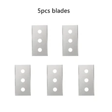 스크래퍼 돌림형 제거 세트 스테인레스 스틸 청소 스크레이퍼 블레이드 유리 주방 세라믹 타일 오염 벽 바닥 페인트 도구 칼, 03 5pcs Blades, 1개