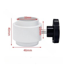 현미경 거치대 듀얼 암 스탠드 카메라용 브래킷 고정대, 화이트 제한 베이스 화이트알루미늄모델