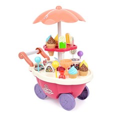 어린이 돌봄교실 리얼모형 사탕완구 카트놀이 소그룹활동 소꿉놀이세트 사고팔기 4세, 1세트, 캔디 카트