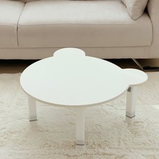 오염에강한 곰돌이 키즈 테이블 4단계높이조절