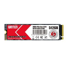 WINTEN 윈텐 SSD 512GB M.2 2280 NVMe PCIe Gen4x4 WT44