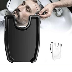 머리감기 간이세발기 미용실 이동식 휴대용 환자용 72488EA 1(ea), 블랙