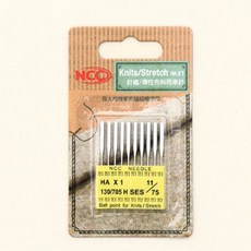 패션스타트 NCC 가정용 미싱바늘(니트용) 11호 10개입, 1개