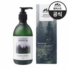 맨허스트 면도크림 저자극 쉐이빙젤 300ml 면도젤 쉐이빙폼 면도폼 저, 1개