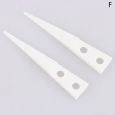 핀셋 산업용 절연 직선 팁 정전기 방지 세라믹 트위저 전자 2 개, 02 F