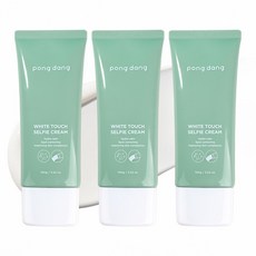 퐁당 화이트 터치 셀카 미백기능성 내츄럴 톤업 크림, 100g, 3개