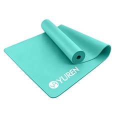 유렌 와이드 요가매트 90x195cm NBR 홈트레이닝 운동매트, 아이스 블루, 1개