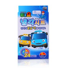 바람 BARAM ) 꼬마버스 타요냉각시트 캐릭터 냉각시트 COOLING GEL SHEET 쿨링시트, 6개입, 7개