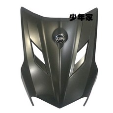 SYM 三陽 JET SL 158 JET SL TCS 前擋板總成, 前上蓋徽飾總成 黑, 黑藍白, 前上蓋徽飾總成 黑