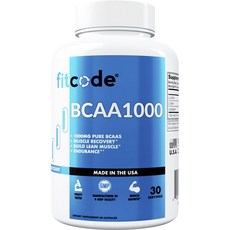 Fitcode BCAA 1000膠囊, 1個, 60入