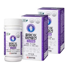 일양약품 칼마디K 아연 망간 프리미엄 영양제 121.5g, 2개, 90정